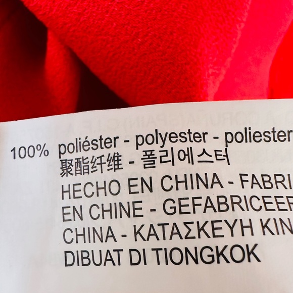 Zara flare midi dress A-line skater red mock neck - Picture 11 of 11